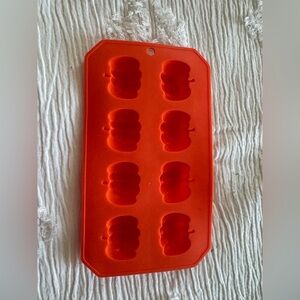 Orange Pumpkin Silicone Mold for ice or Jell-O shots